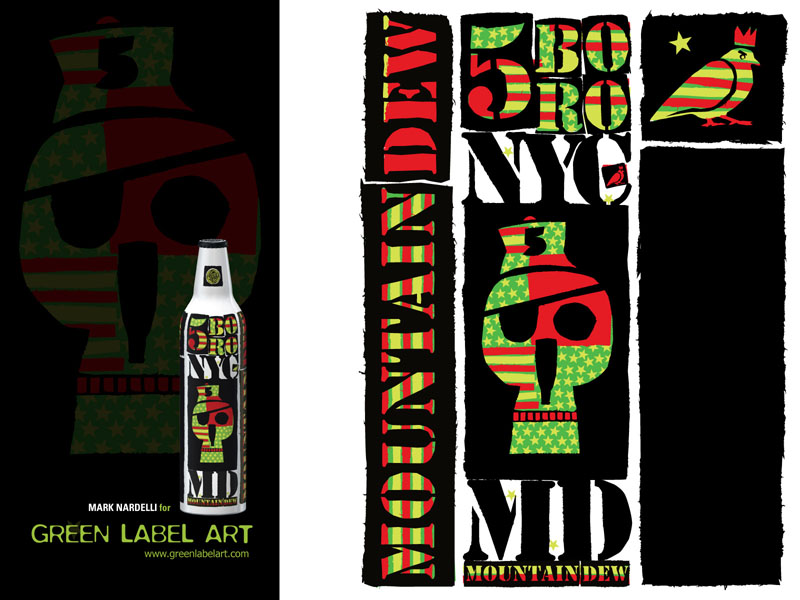 Mountain Dew Green Label Art Don't Sleep